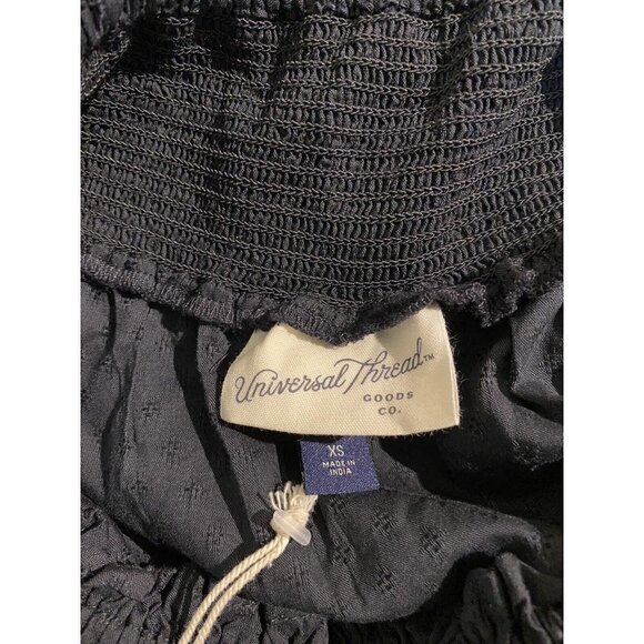 Women's Balloon Long Sleeve Tiered Dress Pockets Universal Thread Gray XS New - Picture 3 of 8